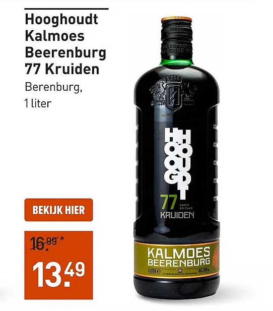 Hooghout Kalmoes Beerenburg 77 Kruiden