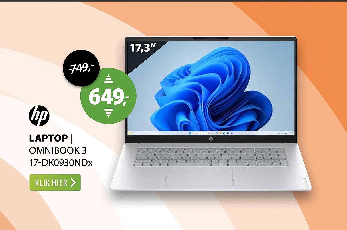 HP Laptop | OMNIBOOK 3 17-DK0930NDx
