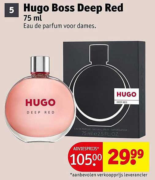 Hugo Boss Deep Red 75 ml Eau de parfum voor dames.