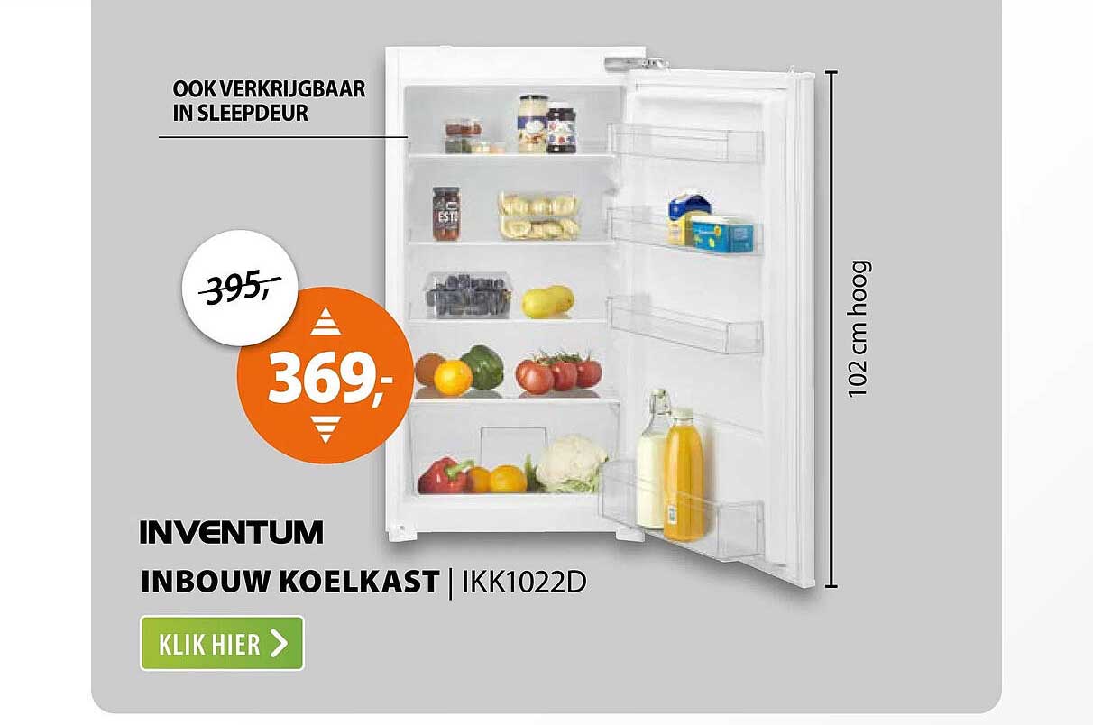 INVENTUM INBOUW KOELKAST | IKK1022D