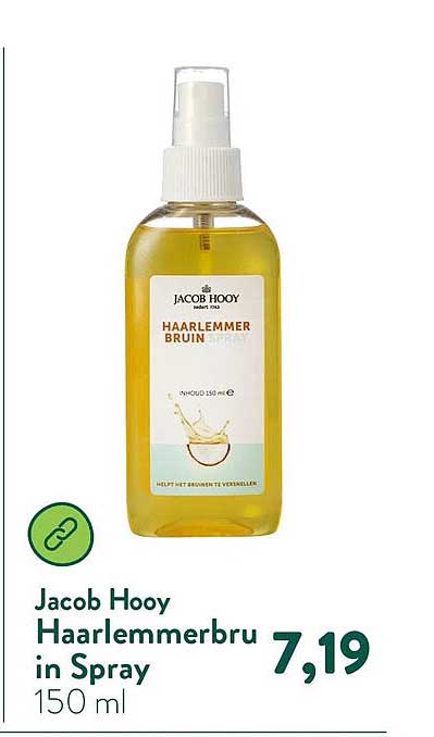 Jacob Hooy Haarlemmerbruin in Spray 150 ml