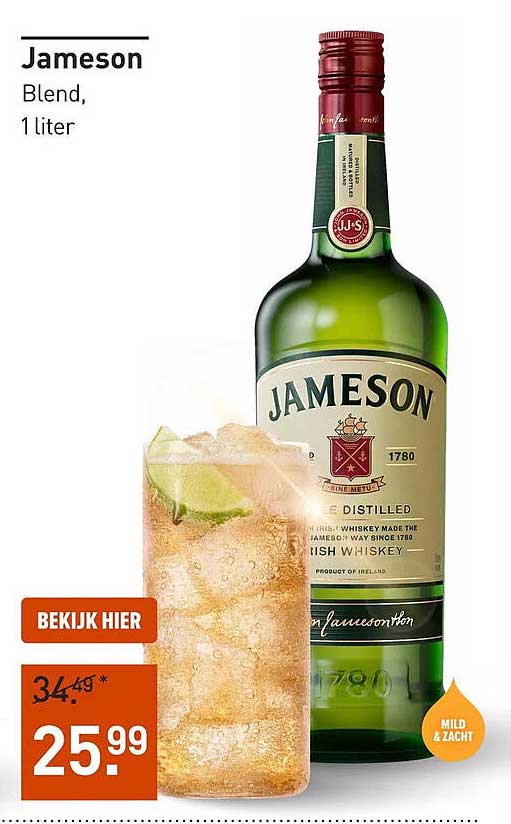 Jameson Blend, 1 liter