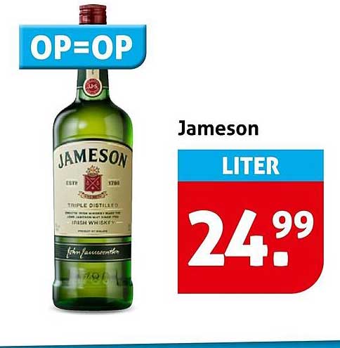 Jameson LITER OP=OP