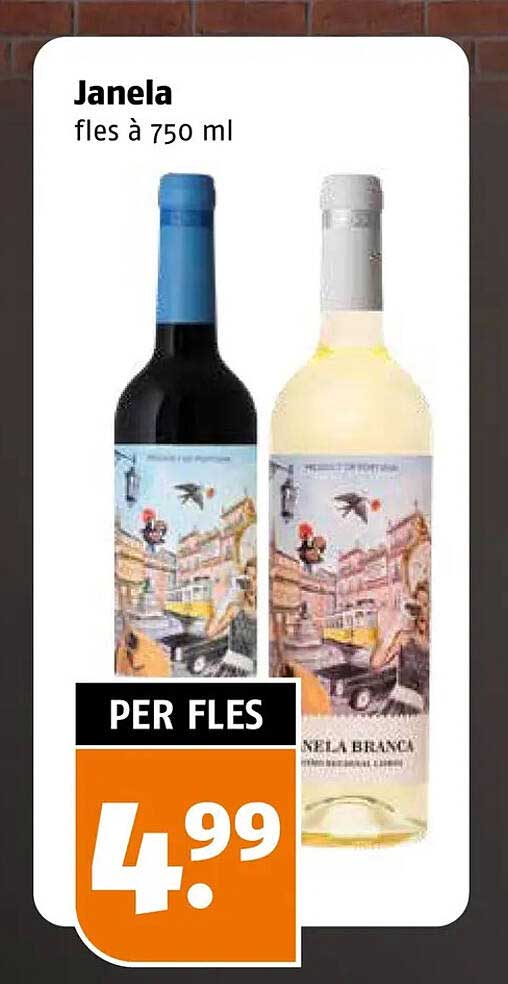 Janele fles à 750 ml PER FLES