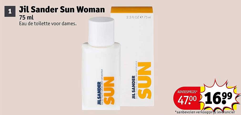 Jil Sander Sun Woman 75 ml
