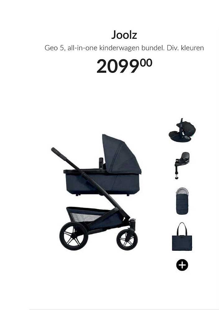 Joolz Geo 5, all-in-one kinderwagen bundel. Div. kleuren