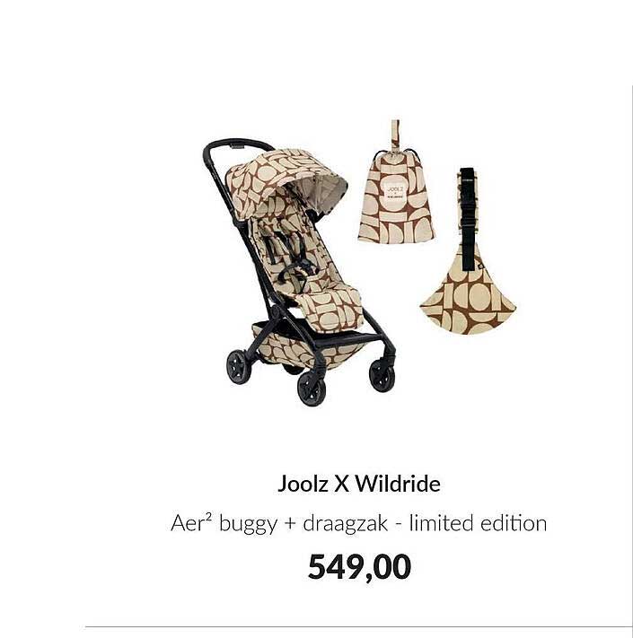 Joolz X Wildride Aer² buggy + draagzak - limited edition