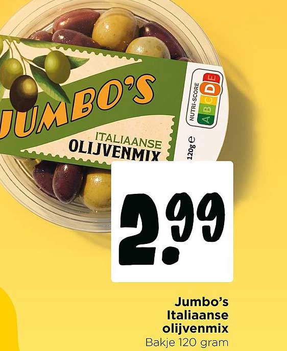 Jumbo’s Italiaanse olijvenmix