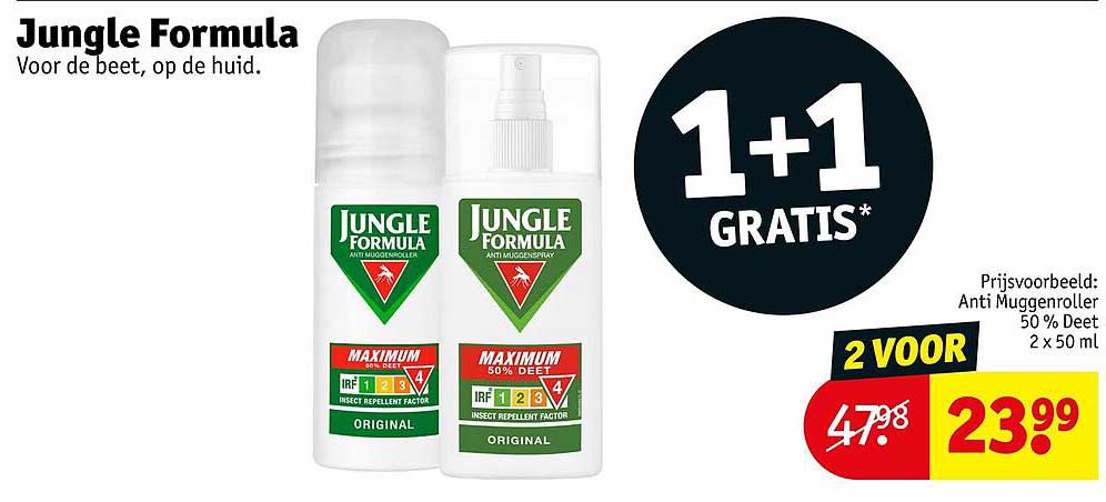 Jungle Formula 1+1 gratis