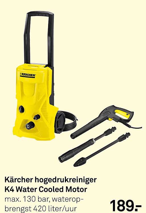 Kärcher hogedrukreiniger K4 Water Cooled Motor