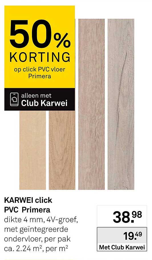 KARWEI click PVC Primera