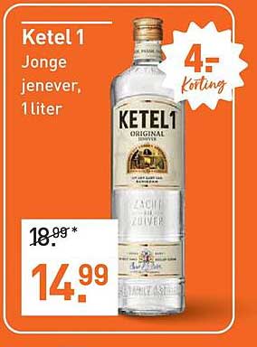 Ketel 1 Jonge jenever, 1 liter