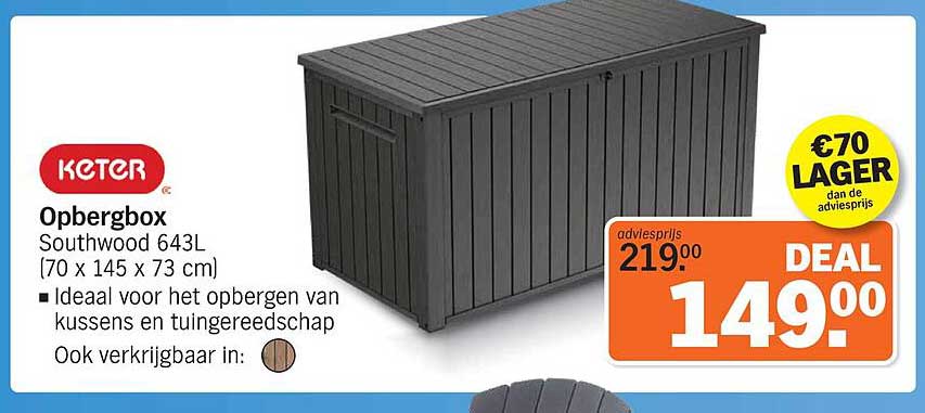 Keter Opbergbox Southwood 643L