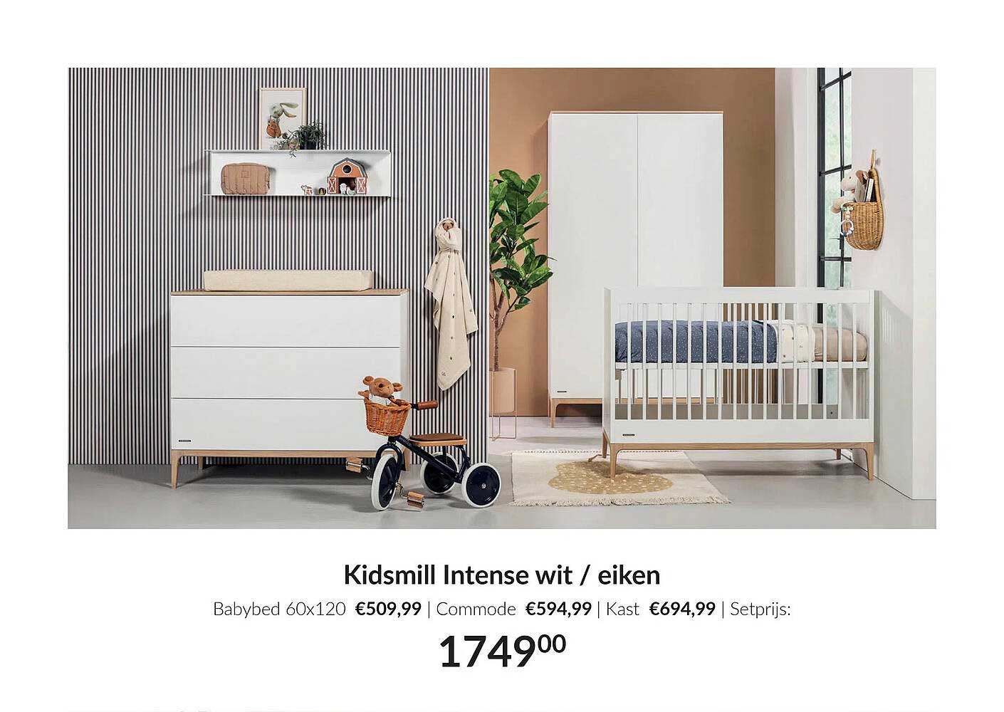 Kidsmill Intense wit / eiken