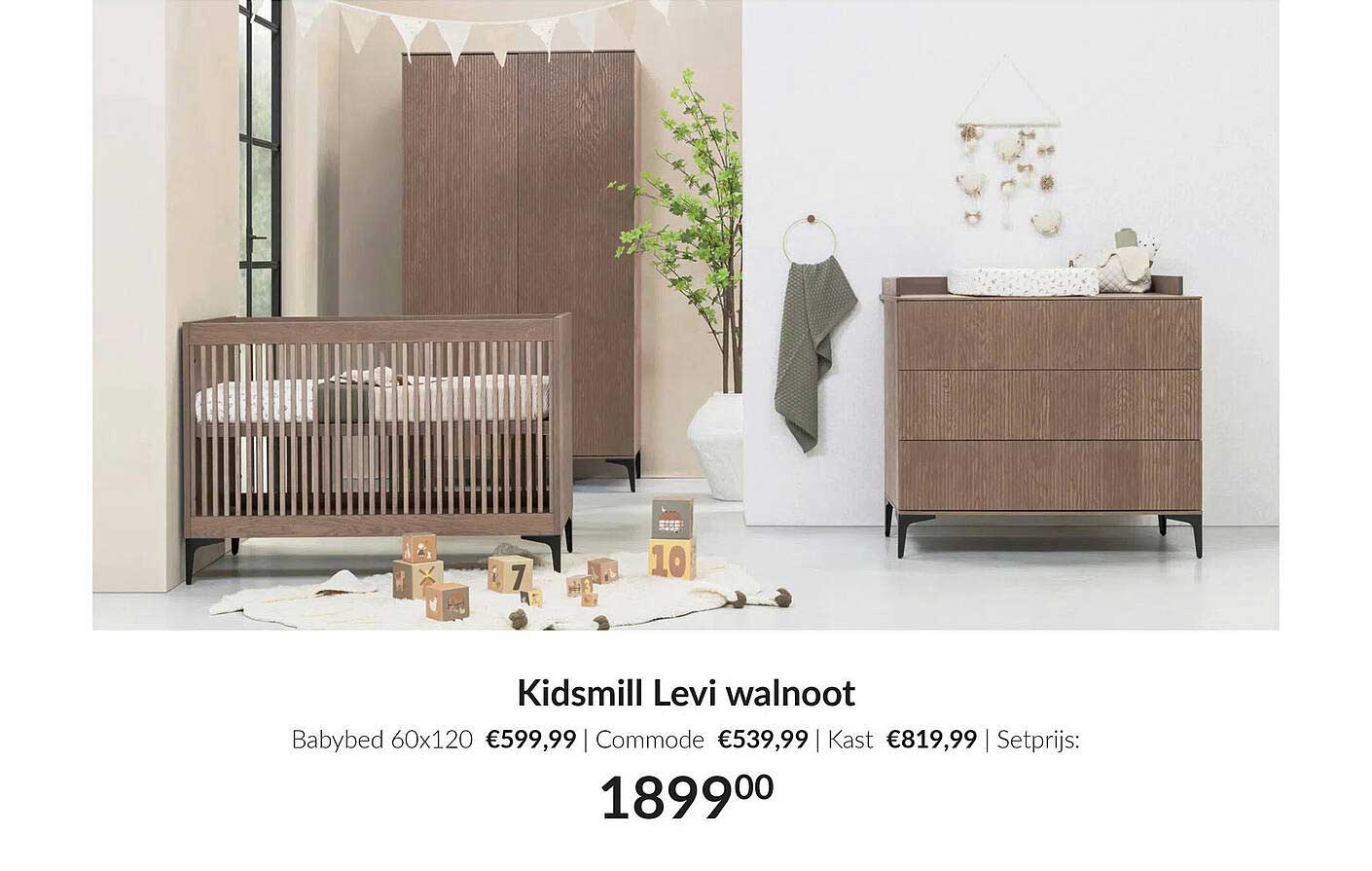 Kidsmill Levi walnoot