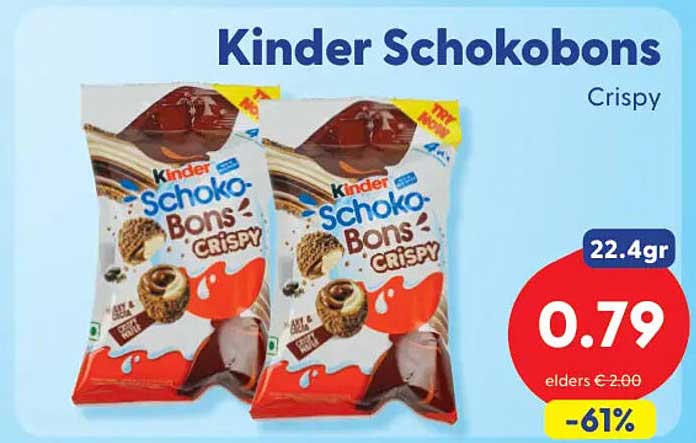 Kinder Schokobons Crispy