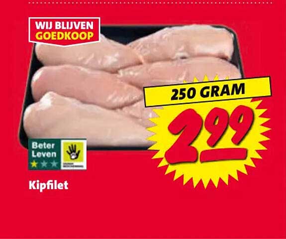Kipfilet 250 gram