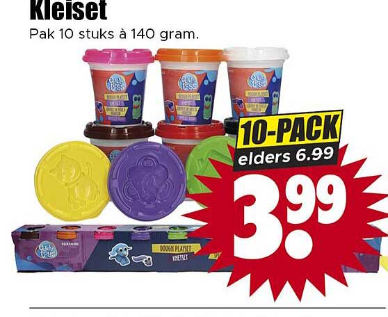 Kleiset Pak 10 stuks à 140 gram 10-PACK elders 6.99