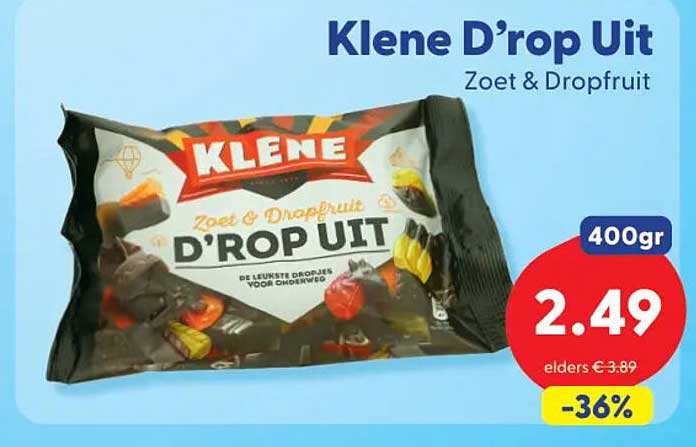 Klene D’rop Uit Zoet & Dropfruit