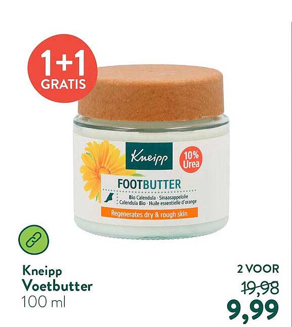Kneipp Voetbutter 100 ml 1+1 GRATIS