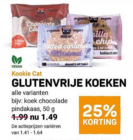Kookie Cat GLUTENVRIJE KOEKEN