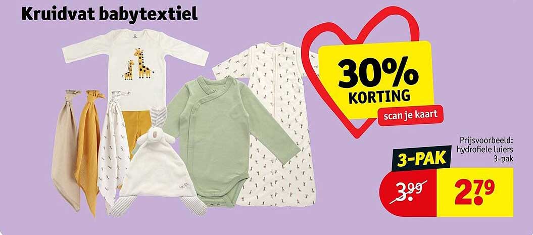 Kruidvat babytextiel