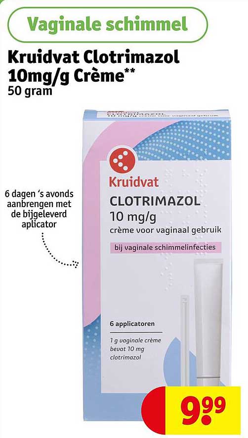 Kruidvat Clotrimazol 10mg/g Crème**