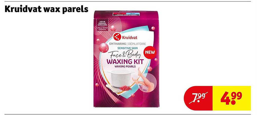 Kruidvat wax parels