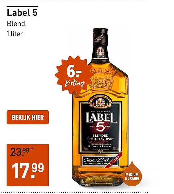 Label 5 Blend, 1 liter