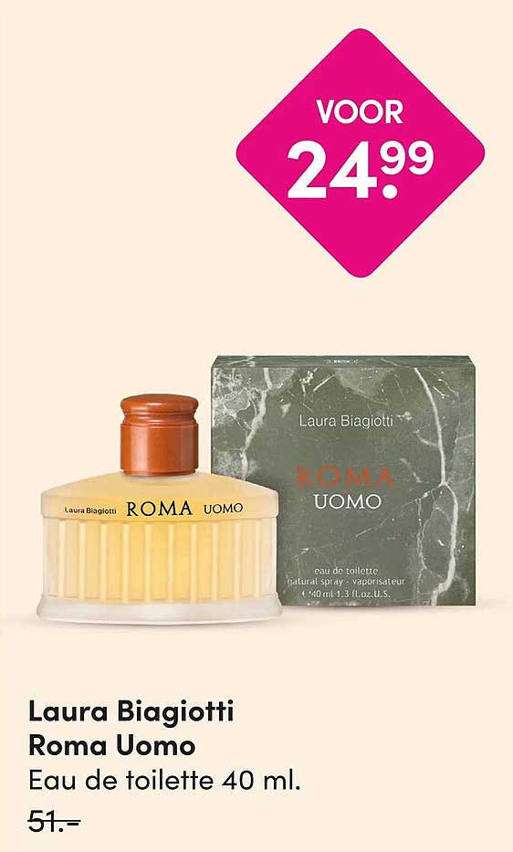 Laura Biagiotti Roma Uomo Eau de toilette 40 ml