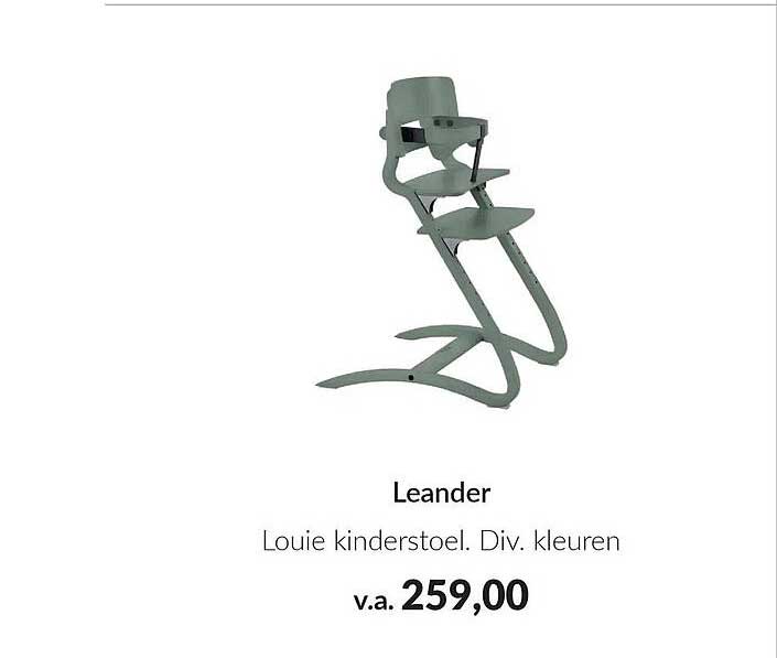 Leander Louie kinderstoel. Div. kleuren