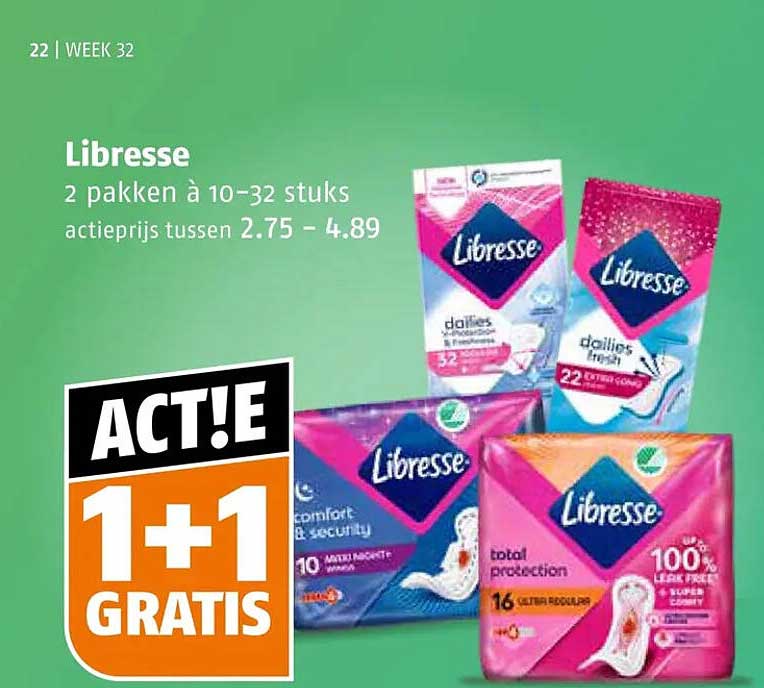 Libresse 1+1 gratis