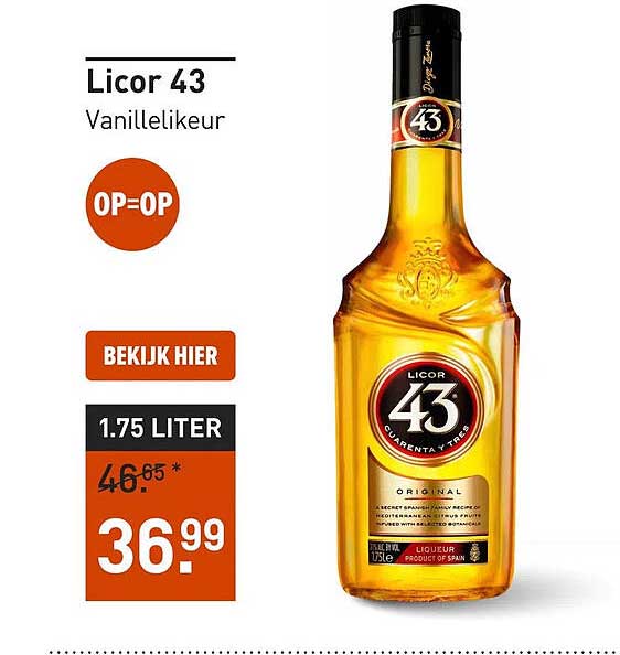 Licor 43 Vanillelikeur OP=OP