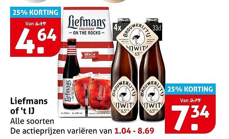 Liefmans of 't IJ Alle soorten