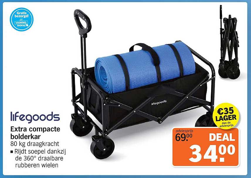 lifegoods Extra compacte bolderkar