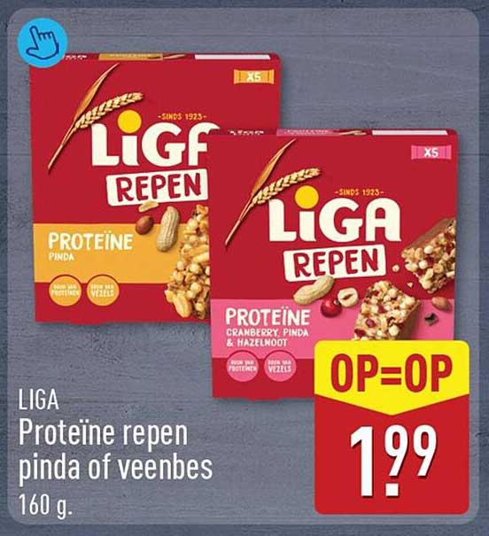 LIGA Proteine repen pinda of veenbes 160 g OP=OP