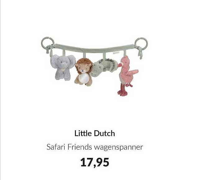 Little Dutch Safari Friends wagenspanner