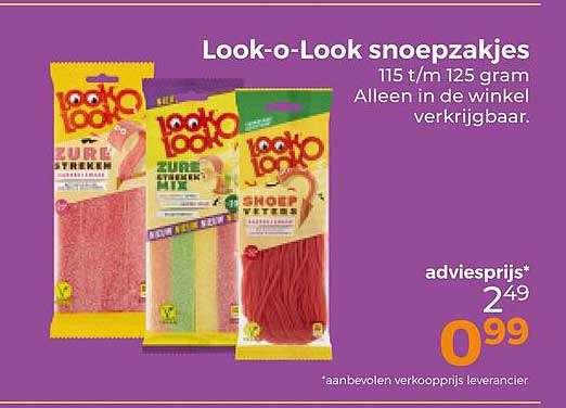 Look-o-Look snoepzakjes