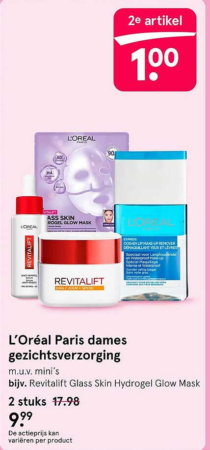 L’Oréal Paris dames gezichtsverzorging