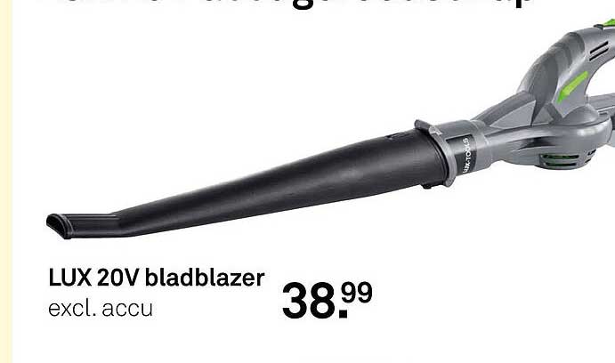LUX 20V bladblazer excl. accu