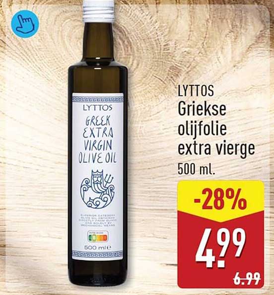 LYTTOS Griekse olijfolie extra vierge 500 ml -28%