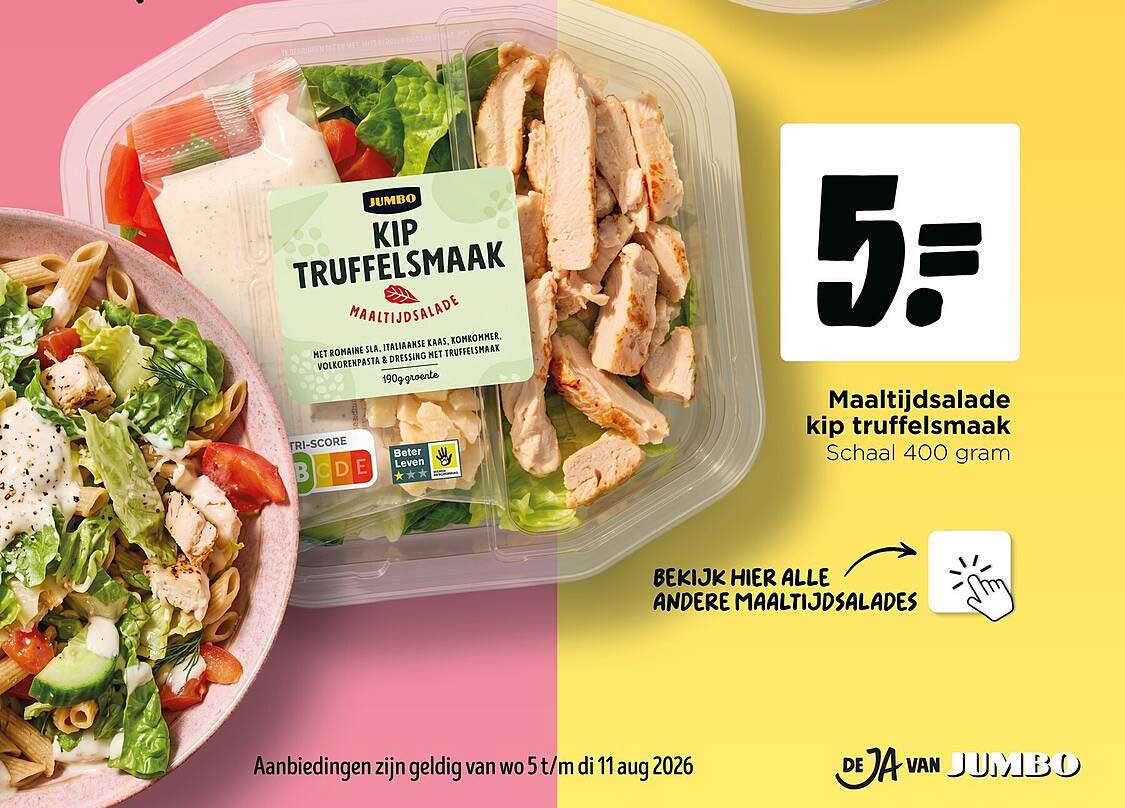 Maaltijdsalade kip truffelsmaak