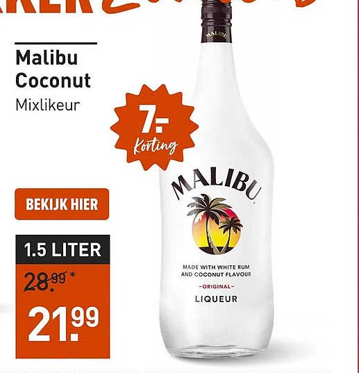 Malibu Coconut Mixlikeur