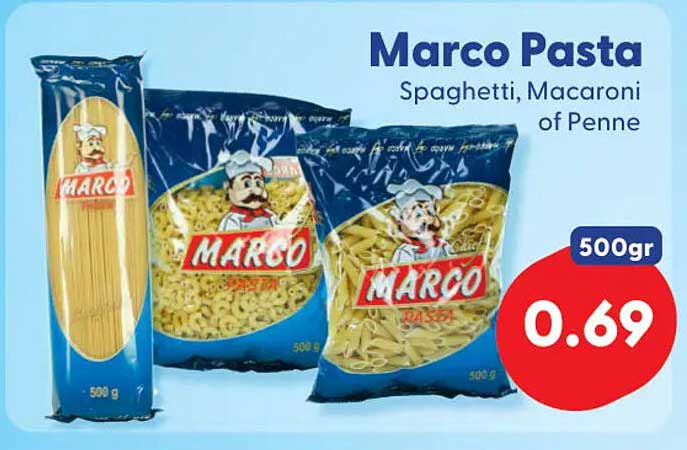 Marco Pasta Spaghetti, Macaroni of Penne