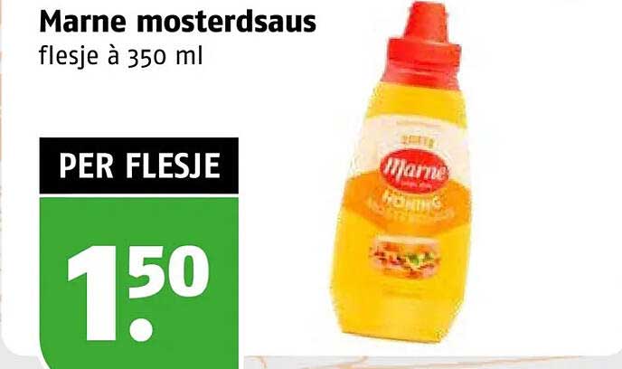 Marne mosterdsaus flesje à 350 ml
