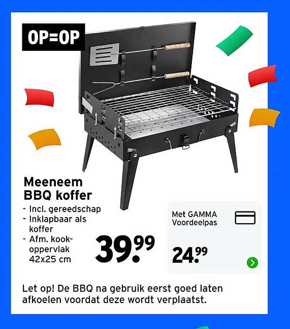 Meeneem BBQ koffer OP=OP
