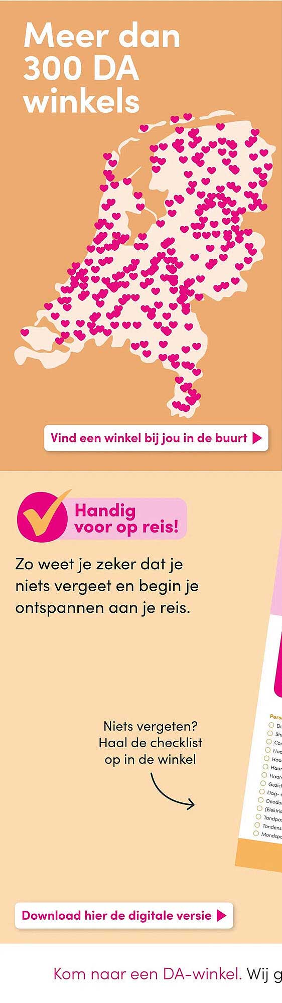 Meer dan 300 DA winkels