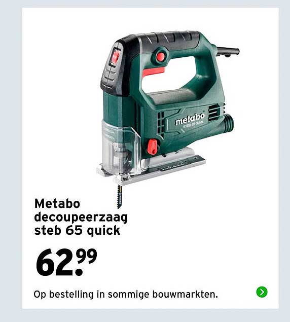 Metabo decoupeerzaag steb 65 quick