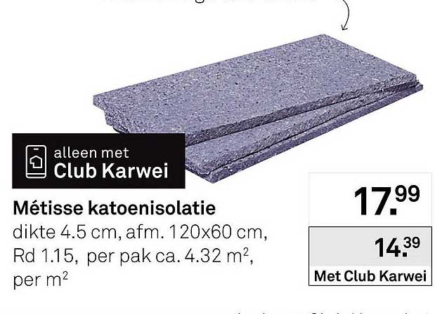 Mêtisse katoenisolatie