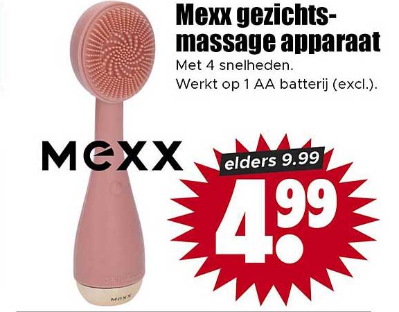 Mexx gezichts-massage apparaat